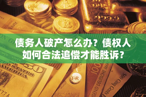 北京债务人破产怎么办？债权人如何合法追偿才能胜诉？