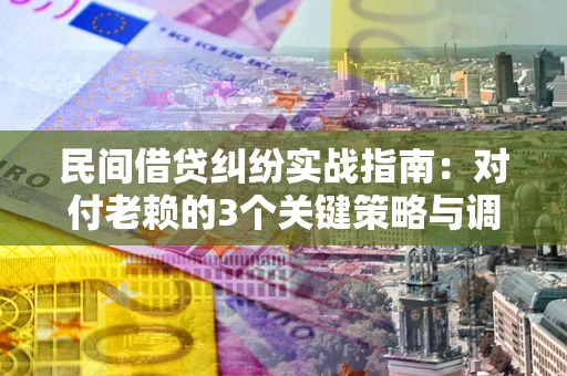 北京民间借贷纠纷实战指南：对付老赖的3个关键策略与调解盲区解析